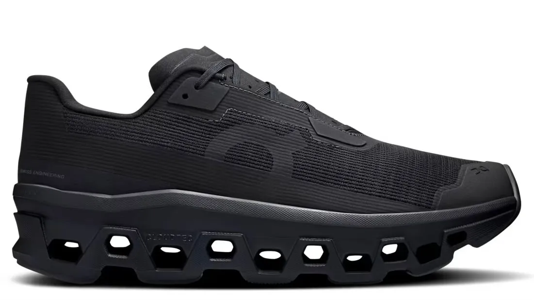Gym Shoes On Running Cloudmonster Void All Black (M)