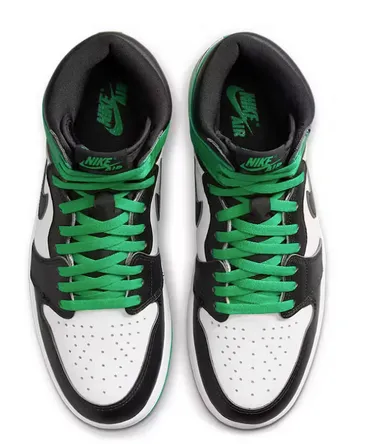 Zero Shock Landing Jordan 1 Retro High OG Lucky Green