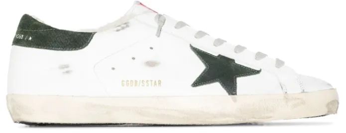 Golden Goose Super-Star Sherpa Lining White Green Neutral Stability Base Ultra Responsive Cushion