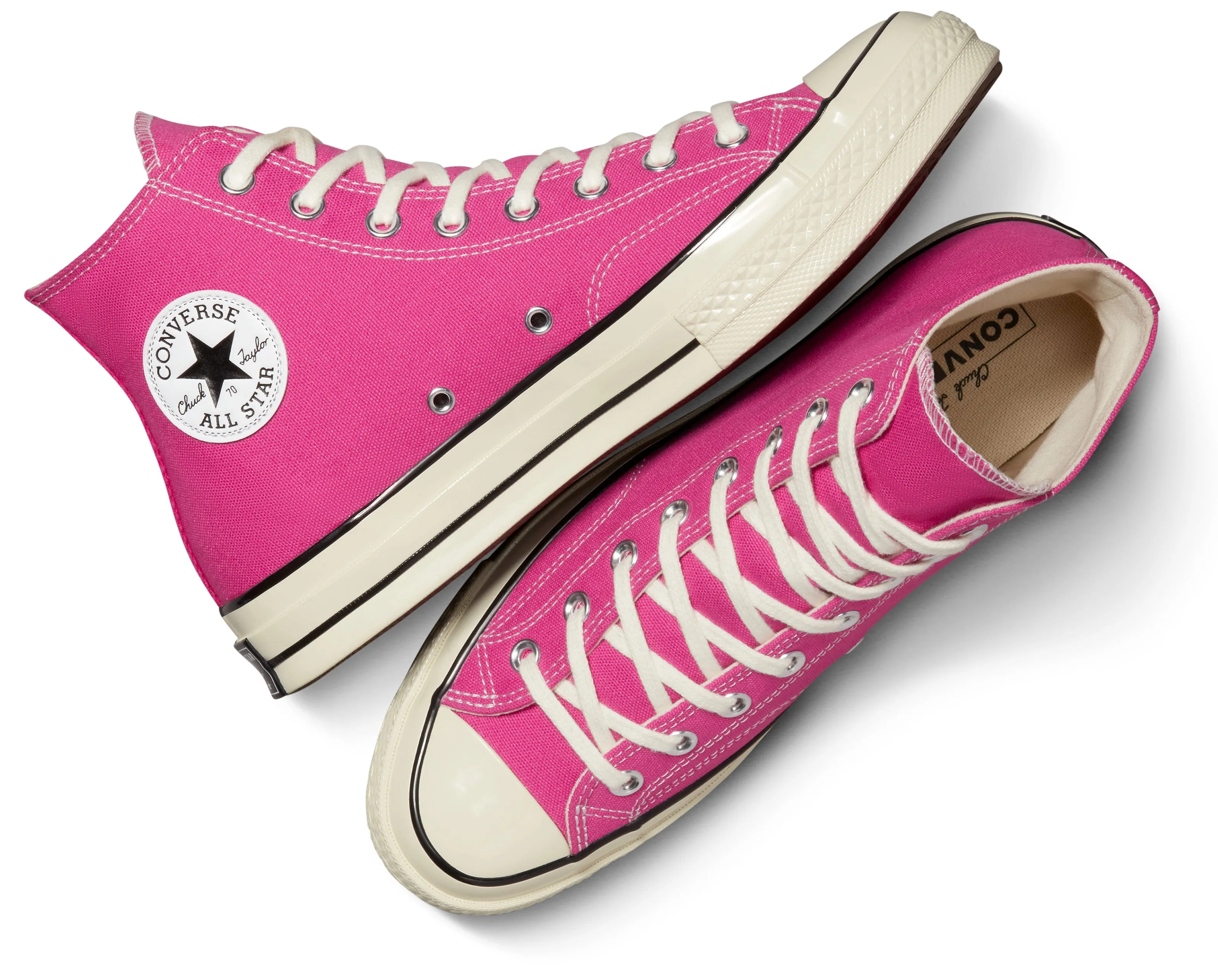 Converse Chuck Taylor All Star 1970s Hi Top Lucky Pink Street Pic